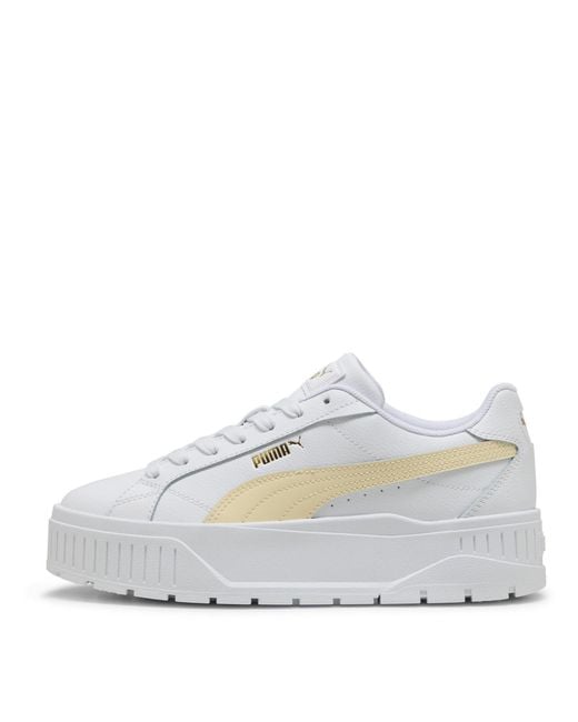 PUMA White Karmen Ii Low-Top Trainers