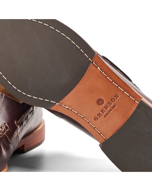 GRENSON Red Loafers for men