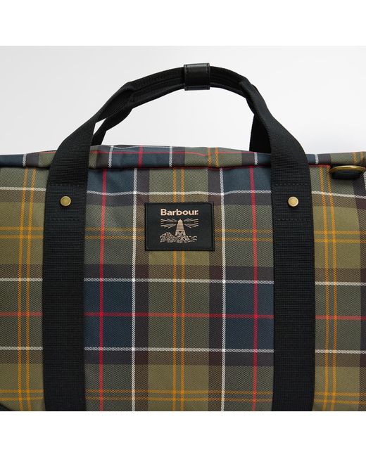Barbour Black Torridon Tartan Holdall for men