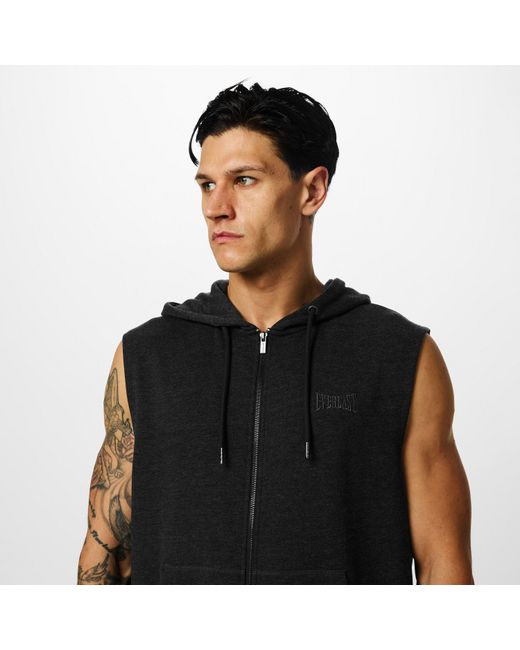 Everlast Black Box Sleeveless Hoodie for men