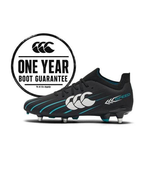 Canterbury Black Speed Rugby Boot for men