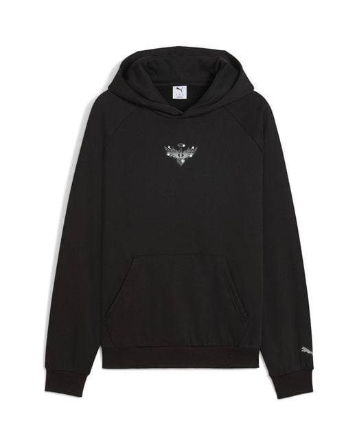 PUMA Black Melo Alwayz On 1 Performance Hoodie for men