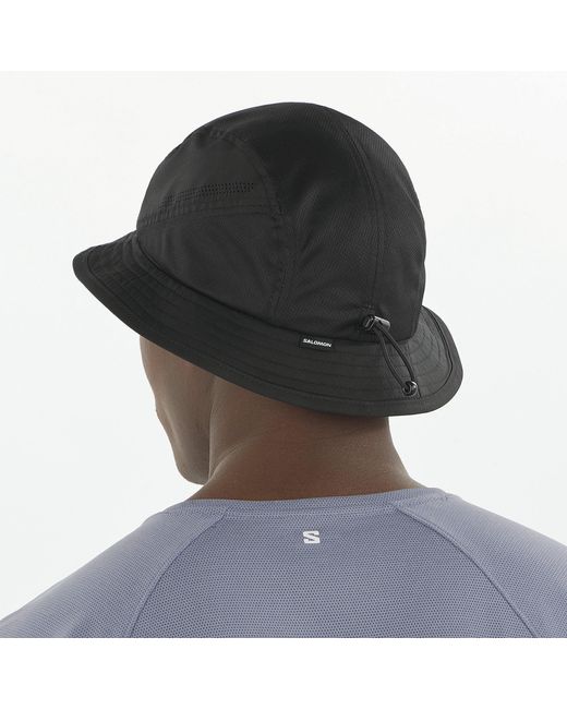 Salomon Black Shakeout Bucket Hat