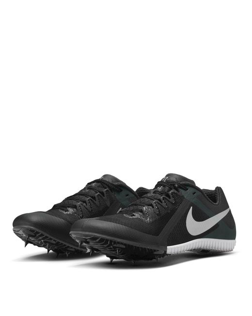 Nike Black Zoom Rival Multi Trainer Track Running Spikes for men