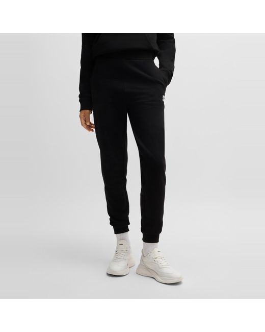 HUGO Black Jogging Bottoms