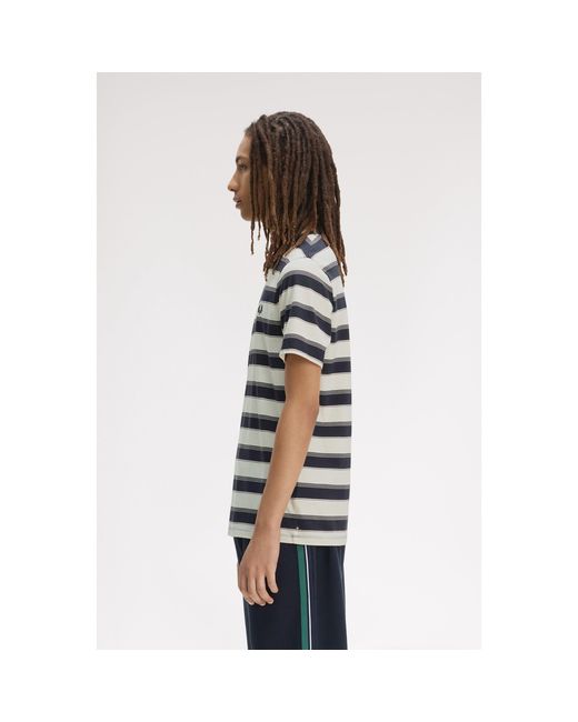 Fred Perry Blue T-Shirt for men