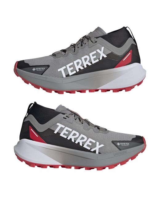 Adidas Blue Terrex Agravic Gtx Trail Running Shoes