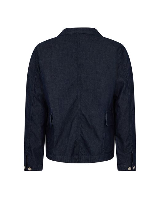 C P Company Blue Denim Jacket for men