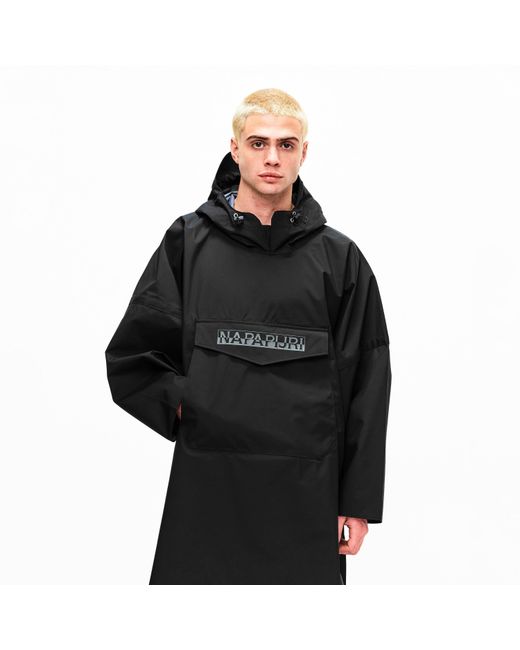 Napapijri Blue Cape Rain Anorak for men