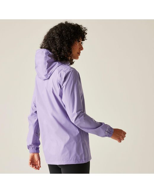 Regatta Purple Pack It Iii Waterproof Jacket