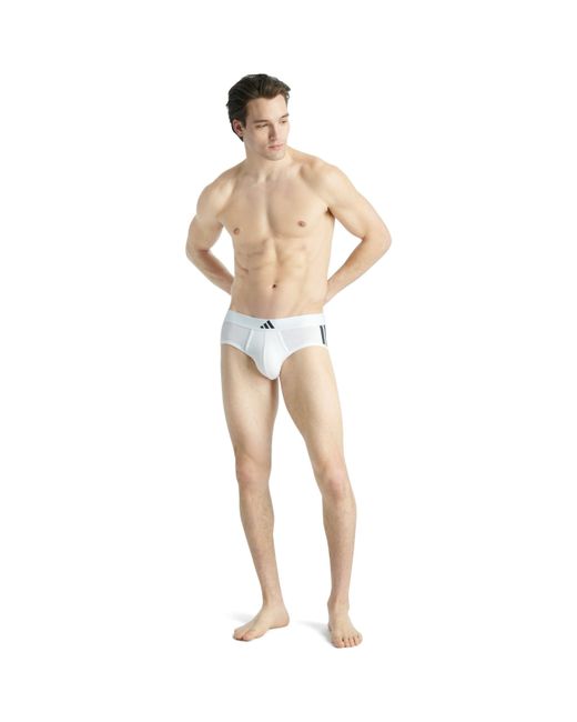 Adidas Black 2 Pack Brief for men