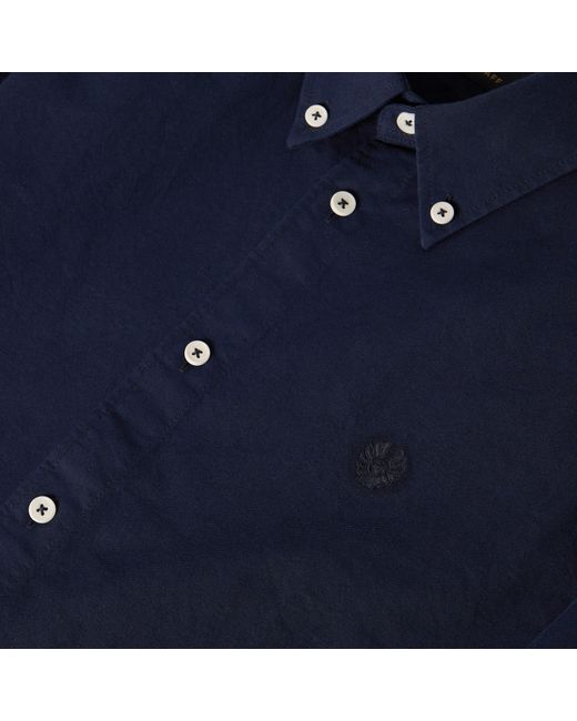 Belstaff Blue Long Sleeve Shirt for men