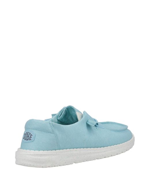 HeyDude Blue Wendy Canvas Shoe