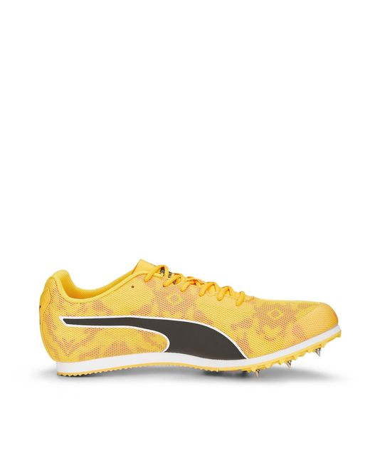 PUMA Yellow Evospeed Star 8 Track Running Spikes for men