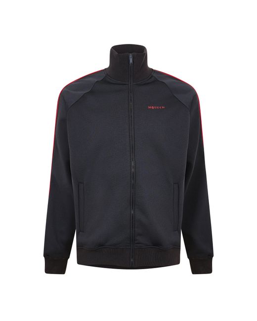 McQueen Blue Alex Tech Tracksuit Top for men