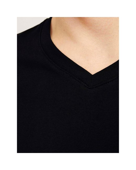 Jack & Jones Black 2-Pack V-Neck T-Shirt for men