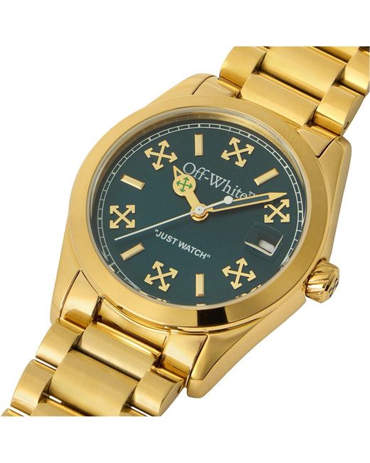 Off-White c/o Virgil Abloh Metallic Crossing Watch