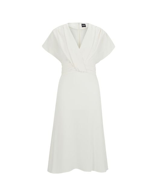 Boss White Debasa2 T-Shirt Dress