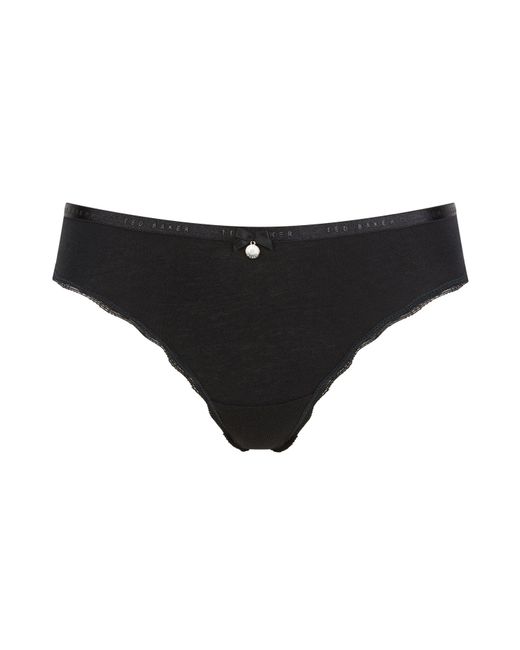 Ted Baker Black Harriot Thong