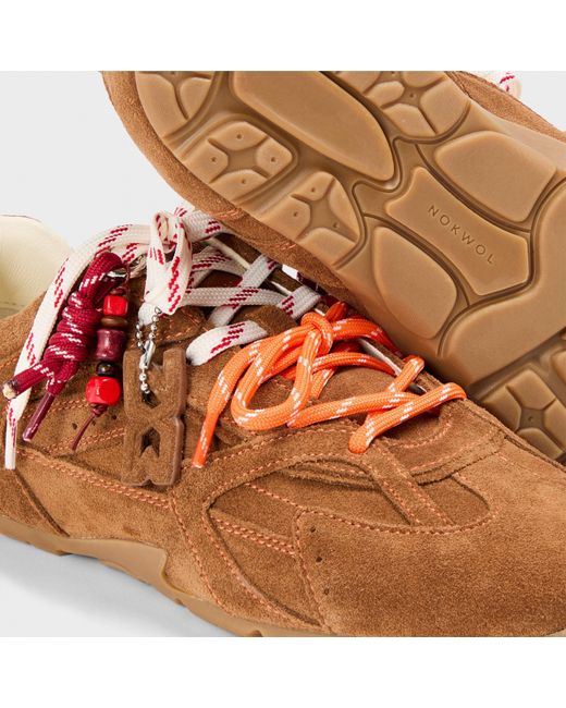 Nokwol Brown Atlas Low-Top Trainers