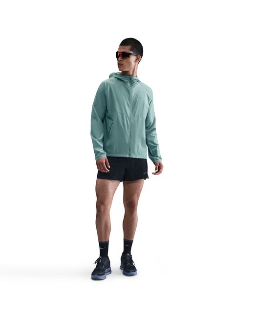 Nike Blue Miler Repel Running Jacket for men
