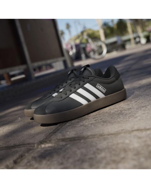 Adidas Black Vl Court 3.0 Low Shoes