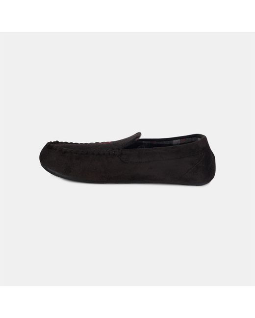 Farah Black Nicken Slippers for men