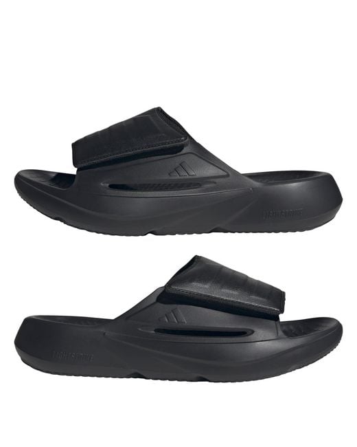 Adidas Black Lightblaze Slides for men