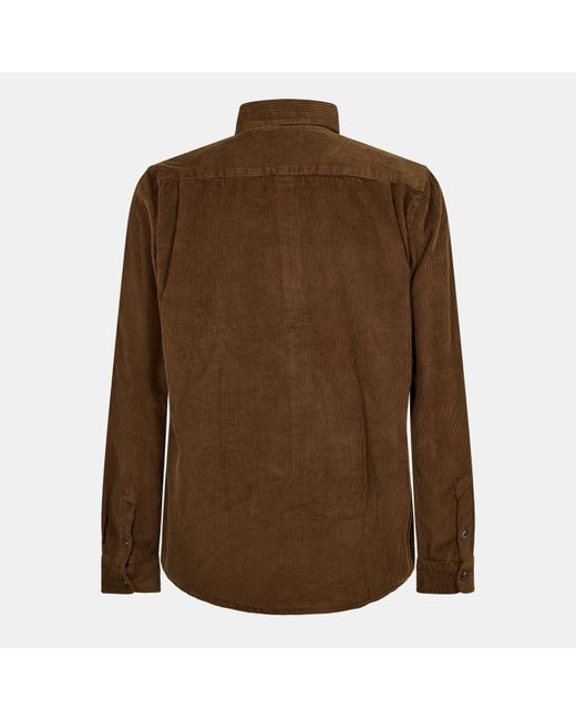 Peter Werth Brown Long Sleeve Plain Shirt for men
