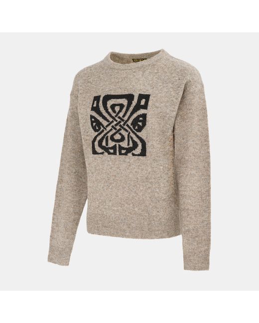 Biba Gray Knit Crew Ld61