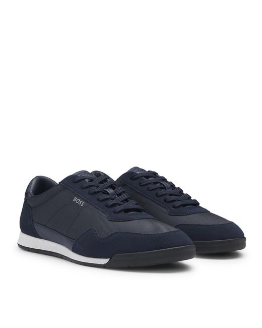 Boss Blue Titanium Sl Trainers for men