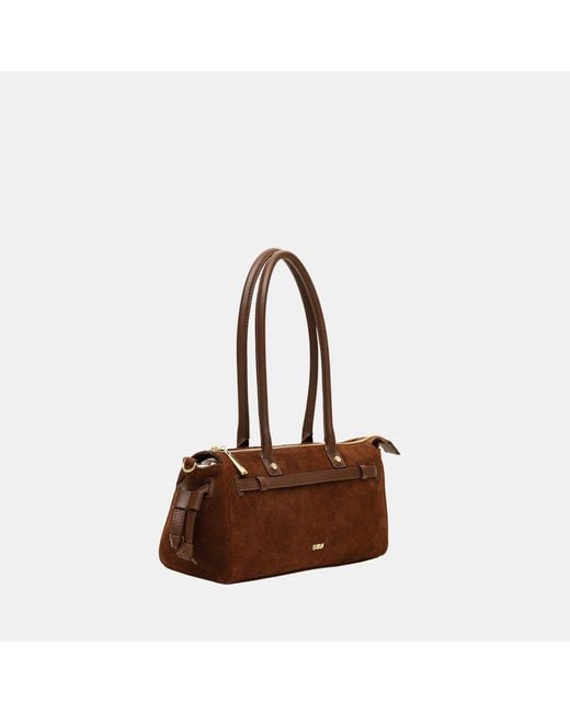 Biba Brown Baguette Shoulder Bag