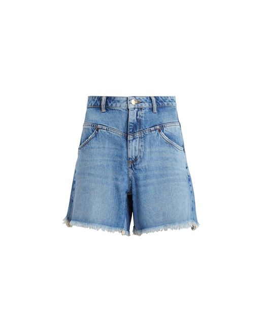 AllSaints Blue Emmy Denim Shorts