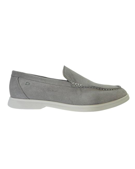 Deakins Gray Deaks Francis Boat Shoes for men