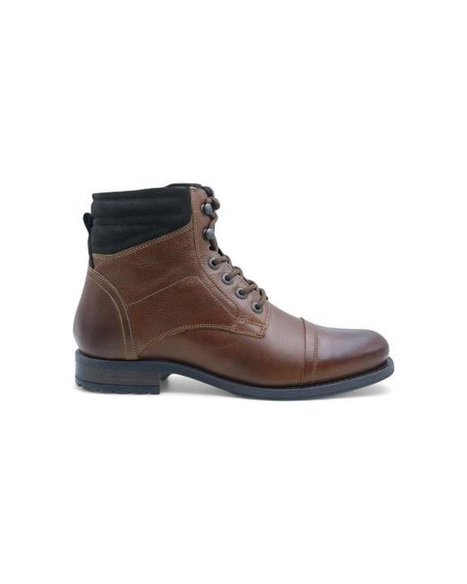 Firetrap Brown Hays Rugged Boots for men