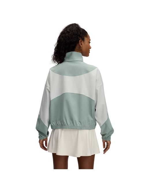 Under Armour Blue Rival Woven Jacket Clay Titanium