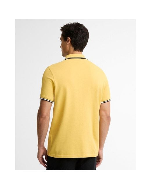 Barbour Yellow Evan Polo Shirt for men