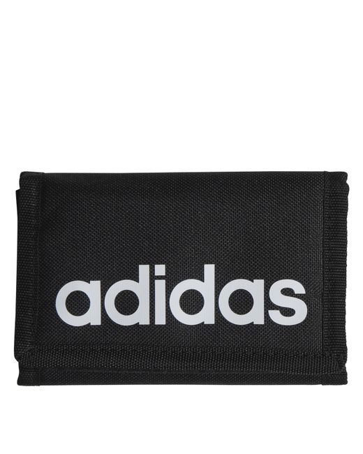 Adidas Black Linear Wallet