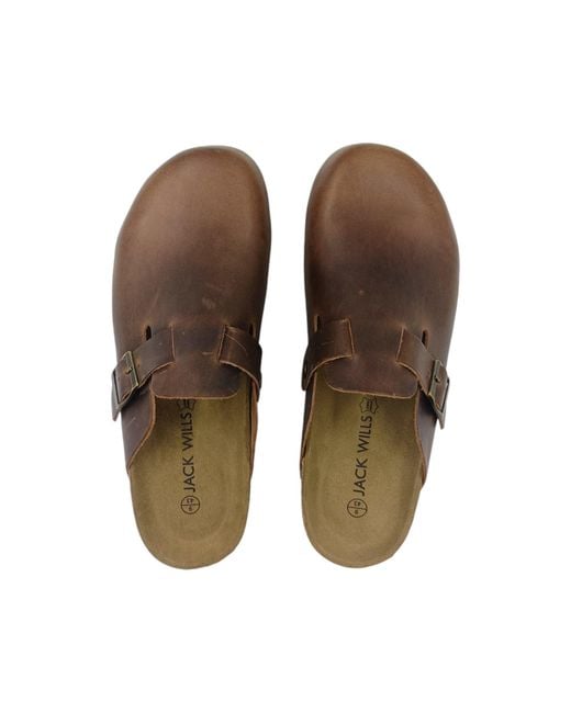 Jack Wills Brown Mule Sandals