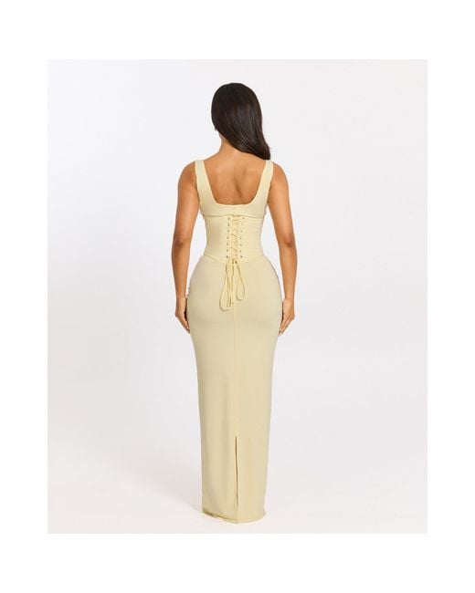 Mars the Label White Sandra Scoop Maxi Dress