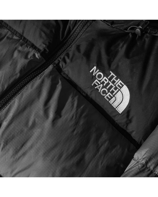 The North Face Black 1996 Retro Nuptse Goose Down Short Puffer Jacket for men