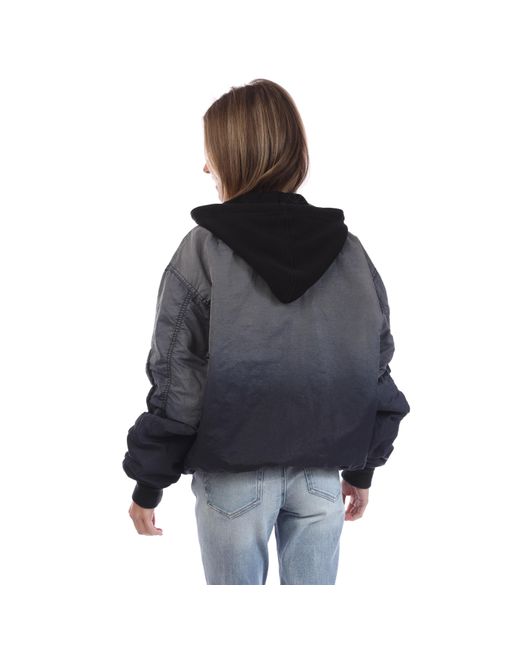 DIESEL Blue J-Common Bomber Jacket