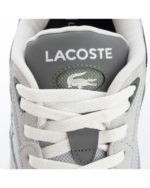 Lacoste White Storm 96 Vintage Leather Trainers Size 9 for men