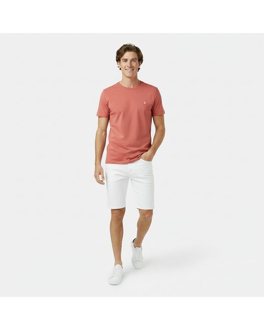 Jack Wills Pink Jw Sandleford T-Shirt for men