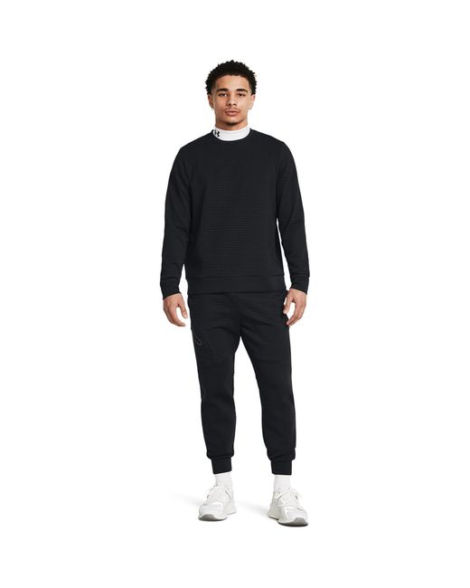 Under Armour Blue Unstoppable Closed Hem Fleece Joggers for men