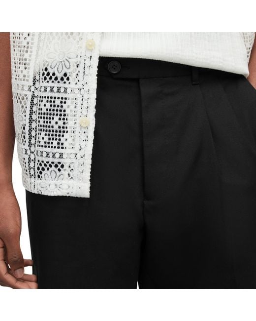 AllSaints Black All Tallis Trouser Sn09 for men