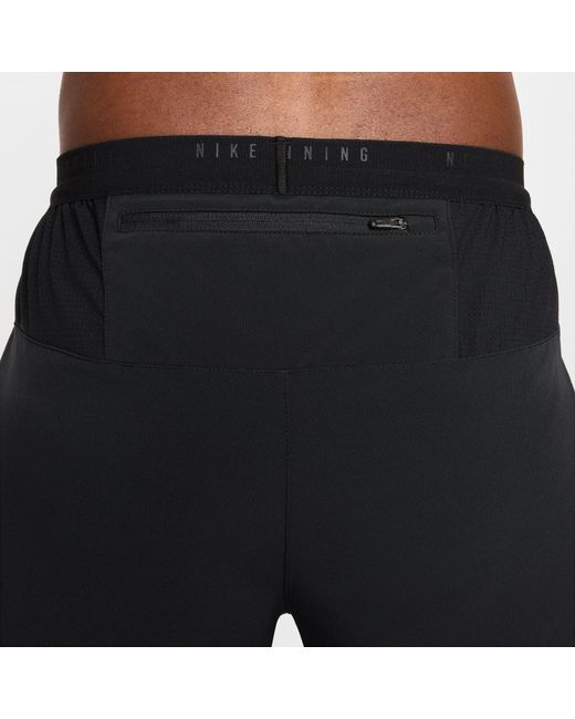 Nike Blue Stride Dri-Fit Woven Running Trousers for men