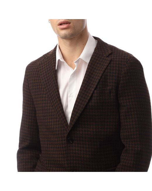 Boss Black Heston Structured Shoulders Tailored Fit Single-Breasted Formal Jacket for men
