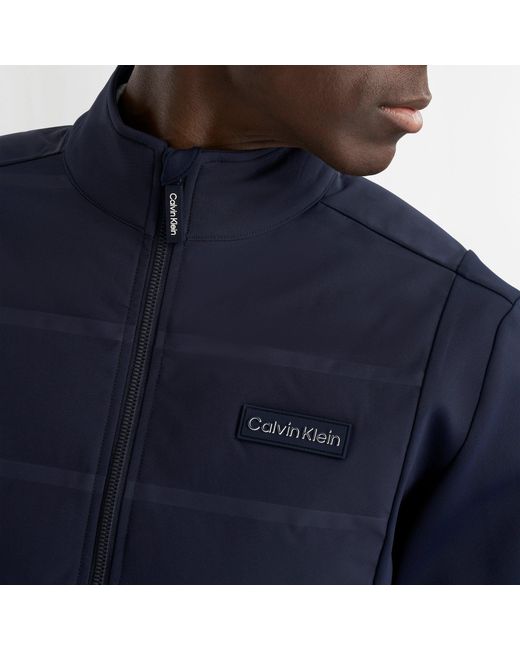 Calvin Klein Blue Performance Golf Jacket for men
