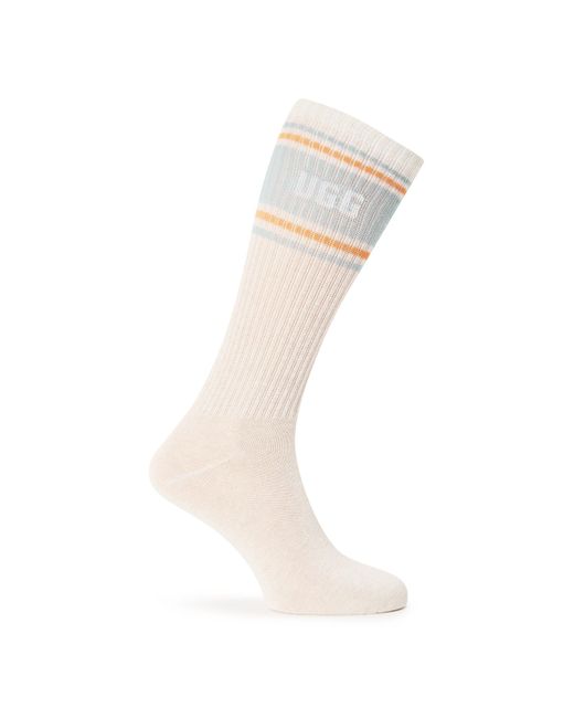 Ugg White Crew Socks